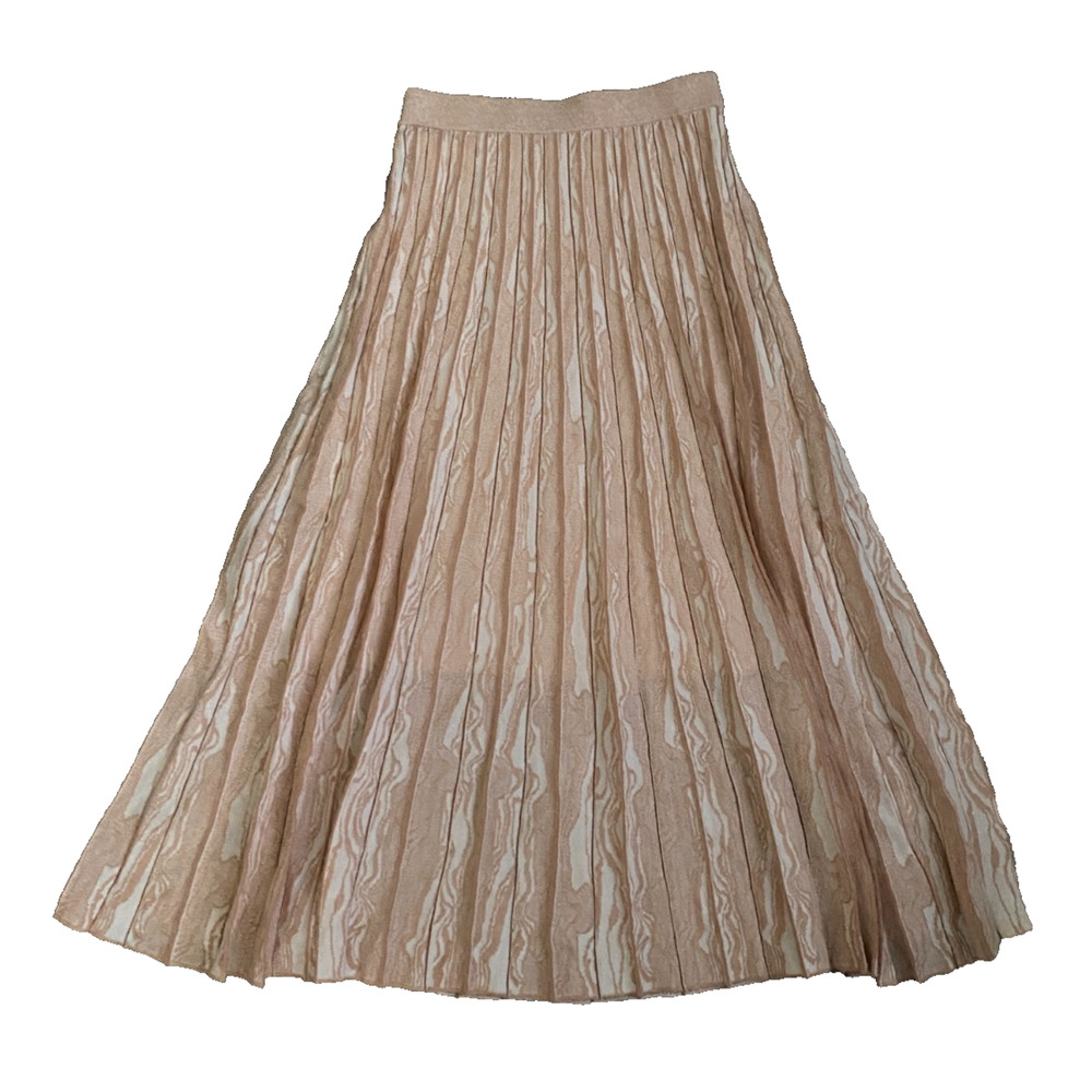 Proenza Schouler Womens Pleated Midi A Line Skirt Size XS Elegant Wool Blend